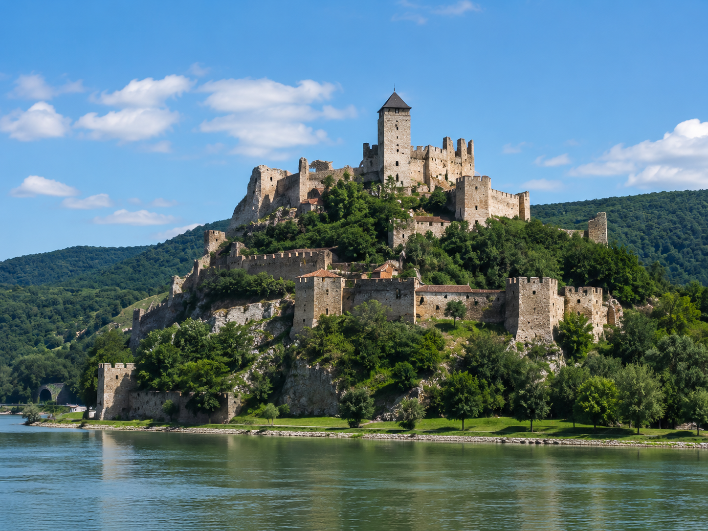 Крепост край реката